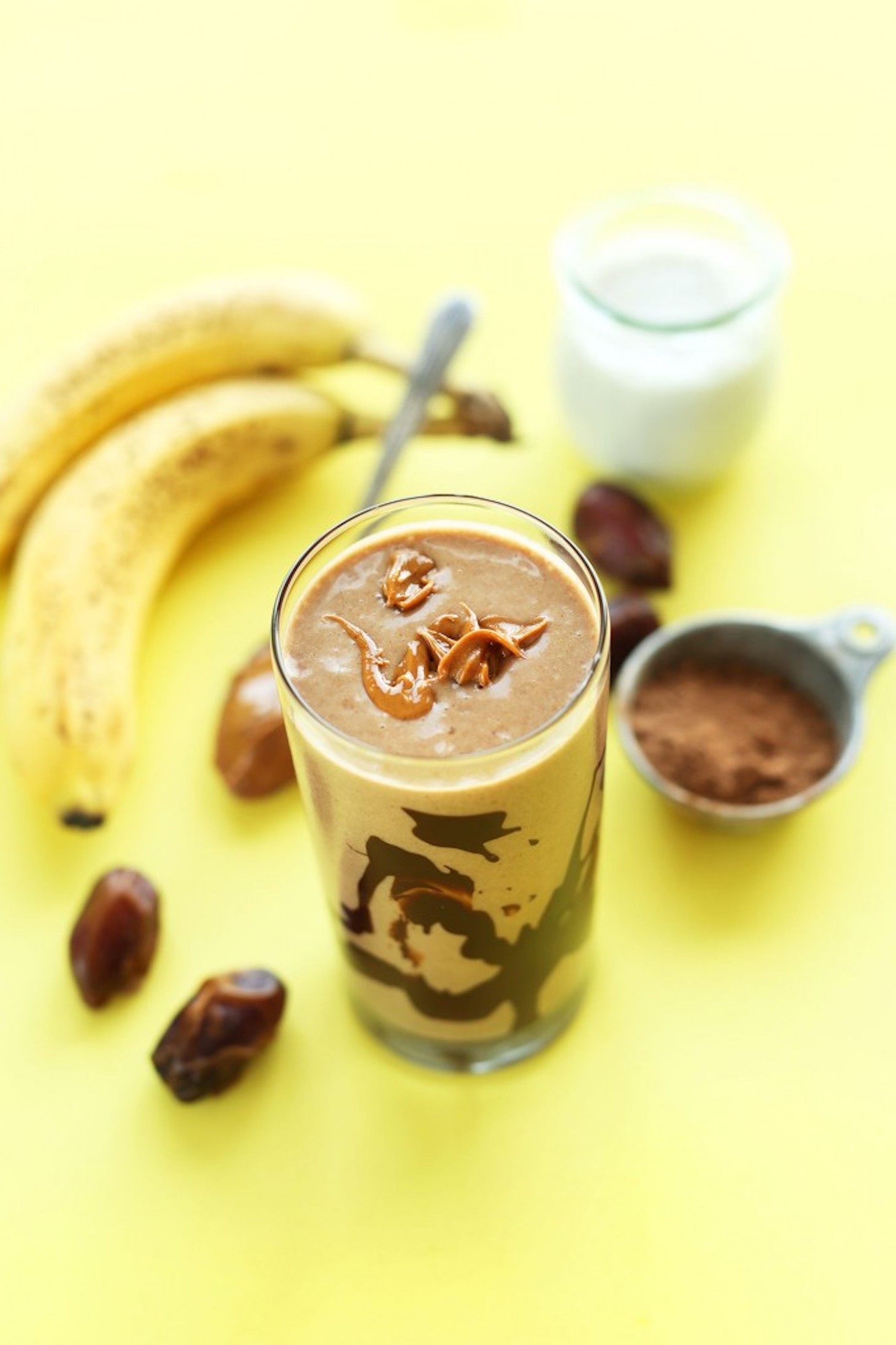 Minute Healthy Chocolate Peanut Butter Banana Breakfast Shake